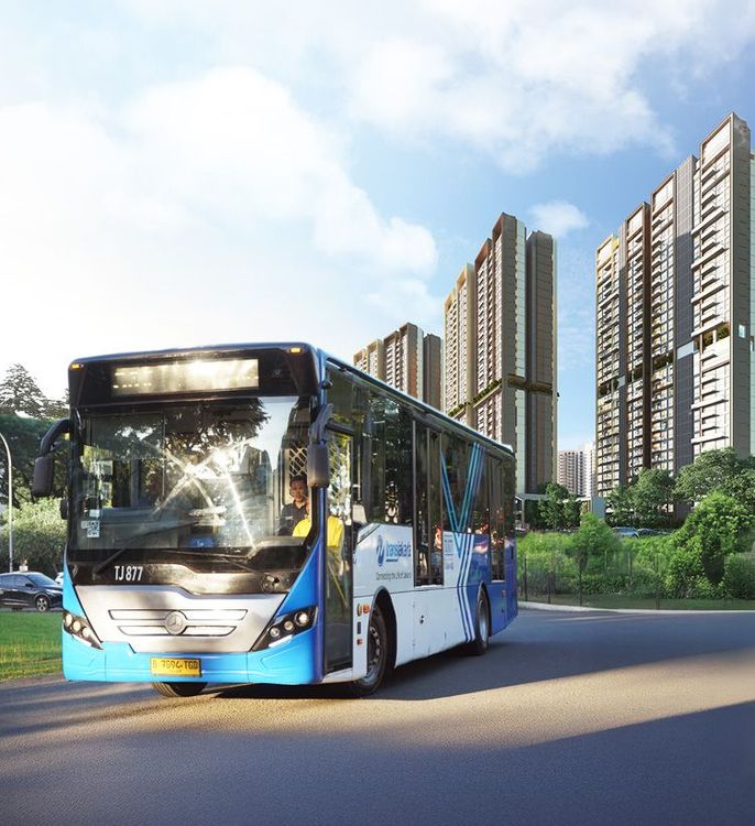 2 Mins to Transjakarta Bus Stop